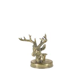 Candlestick w. reindeer