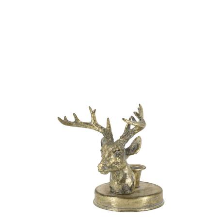 Candlestick w. reindeer