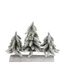 Fleur Fir Trees w. LED incl. timer