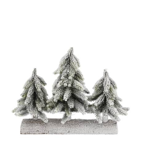 Fleur Fir Trees w. LED incl. timer