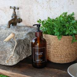 Butelka Na Płyn Do Naczyń z Dozownikiem Szklana Chic Antiue 500 ml