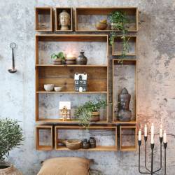 Shelving Unit set of 9