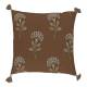 Aix Pillowcase w. tassels & flower pattern