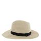 Straw Hat w. black ribbon