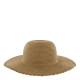 Straw Hat w. braided edge