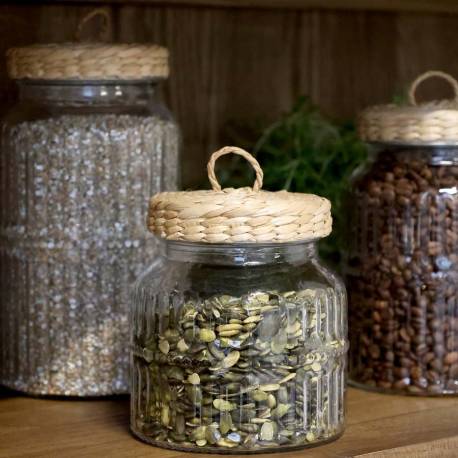 French Basket w. plastic liner set of 3