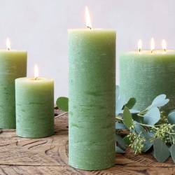 Świeca filarowa Macon rustykalna 80 godz.