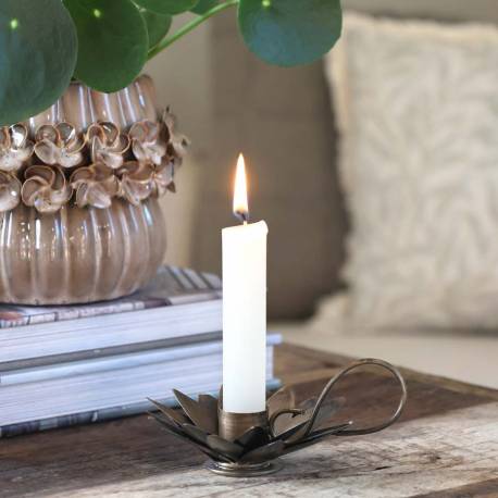 Chamberstick z kwiatem