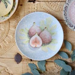 Taca Chartres w mozaice z figami