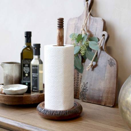 Uchwyt na ręczniki kuchenne Tours z wzorem