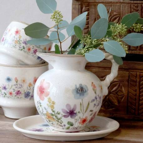 Dzbanek Fleurville ze skręconym uchwytem