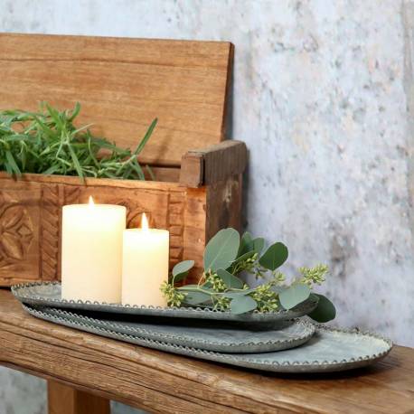 Taca z koronkową krawędzią zestaw 3 szt.