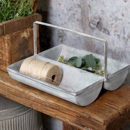 Pudełko z uchwytem i 2 przegródkami