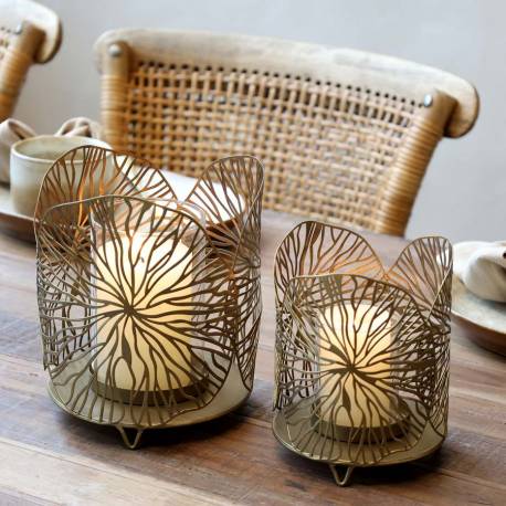 Huragan z wzorem liścia, zestaw 2 szt.