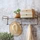 Półka Ścienna z Wieszakami Chic Antique
