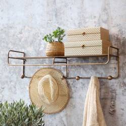 Półka Ścienna z Wieszakami Chic Antique