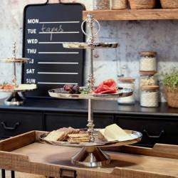 Etagere z 3 owalnymi tacami