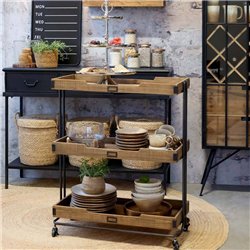 Szafka Industrialna Na Kółkach Chic Antique