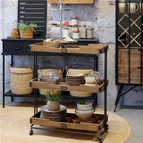 Szafka Industrialna Na Kółkach Chic Antique