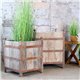 Zestaw 2 skrzynek na rośliny w stylu starofrancuskim