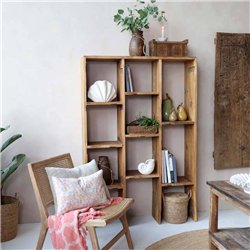 Drewniany Regał Japandi Chic Antique