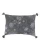 Aix Pillowcase w. tassels & flower pattern
