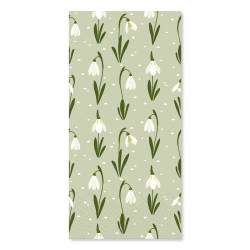 Napkin w. snowdrop
