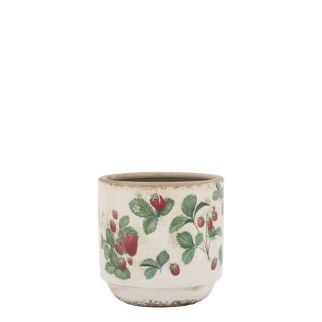 Fraises Planter w. strawberries