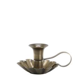 Chamberstick w. flower edge