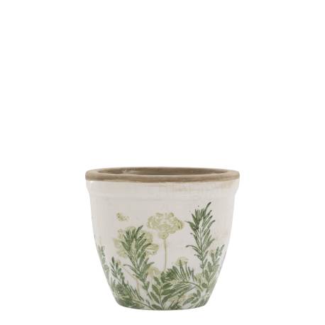 Laval Planter w. floral print