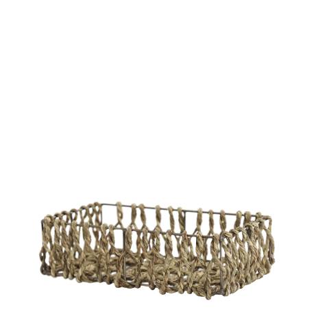 Napkin Holder in braided jute