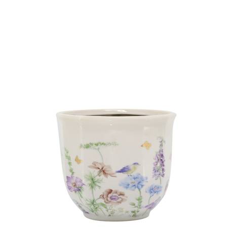Papillon Planter w. flowers