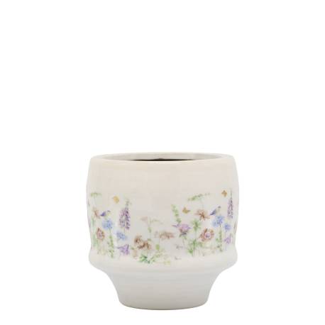 Papillon Planter w. flowers