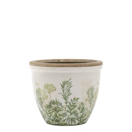 Laval Planter w. floral print