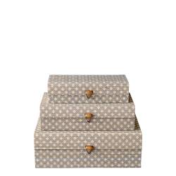 Amilly Box in bamboo set of 3