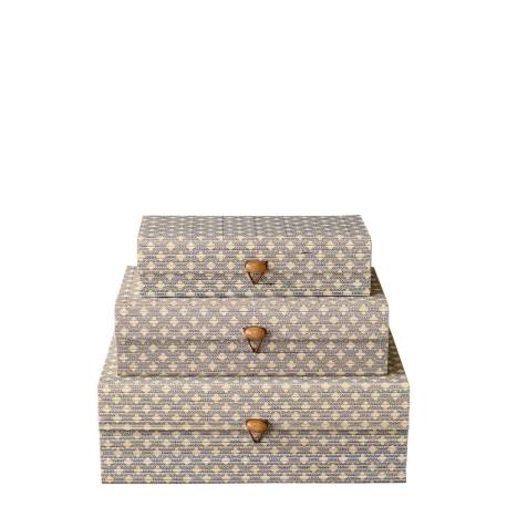 Amilly Box in bamboo set of 3