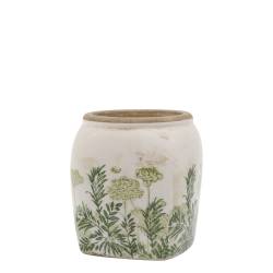 Laval Planter w. floral print