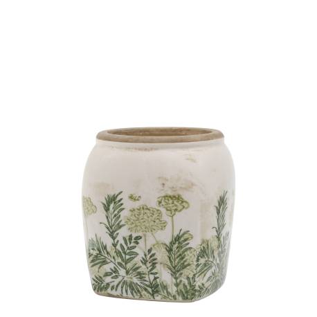 Laval Planter w. floral print