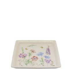 Papillon Tray w. flowers