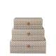 Amilly Box in bamboo set of 3