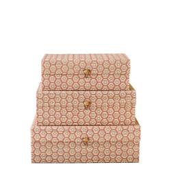 Amilly Box in bamboo set of 3