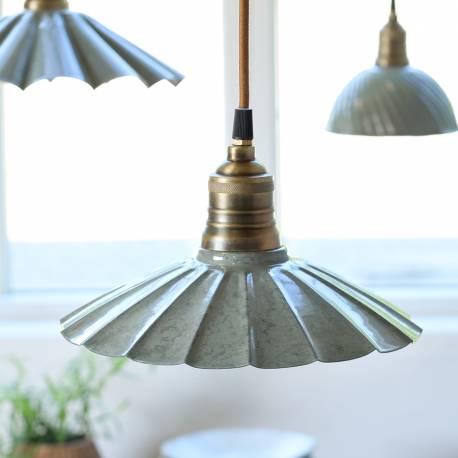 Lampa Wisząca Retro Chic Antique Lunel Szara B