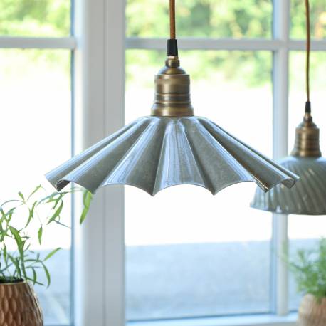 Lampa Wisząca Retro Chic Antique Lunel Szara C