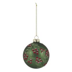 Christmas Bauble w. branches & berries