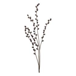 Fleur Branch w. pine cones & glitter