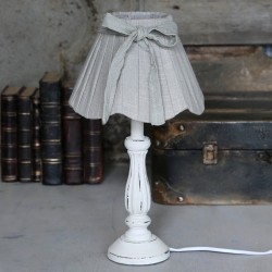 Lampa Stołowa Provence Chic z Kokardką